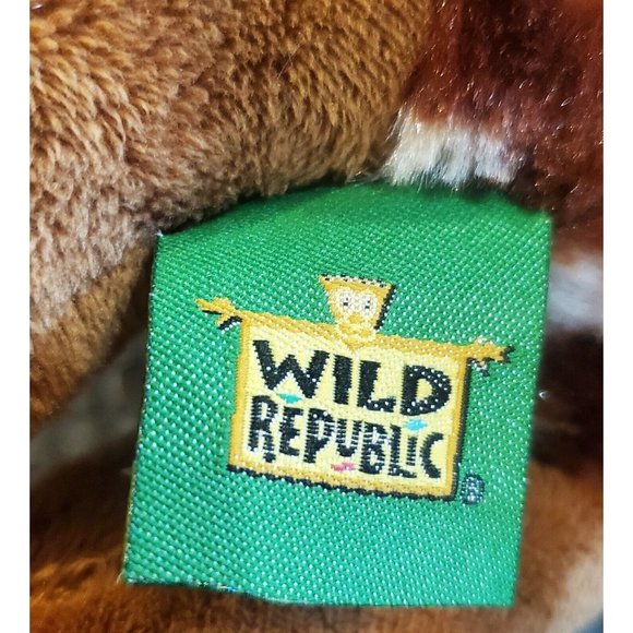 Wild Republic Deer Plush Stuffed Animal 9” Brown White Spotted Zoo Toy Reindeer - Picture 5 of 6